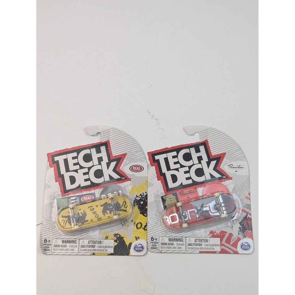 Tech‎ Deck Real Skateboards Primitive Fingerboard 2 Pack New